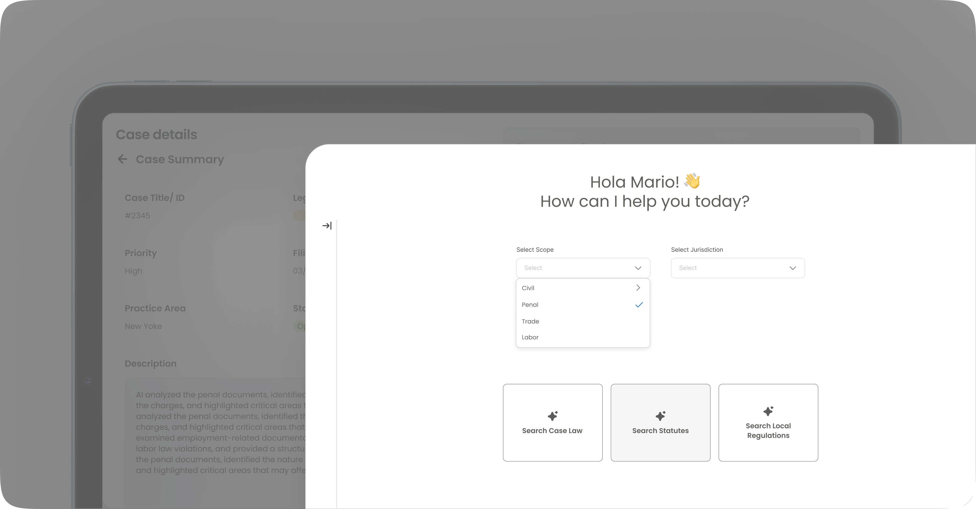 Legacy legal operations